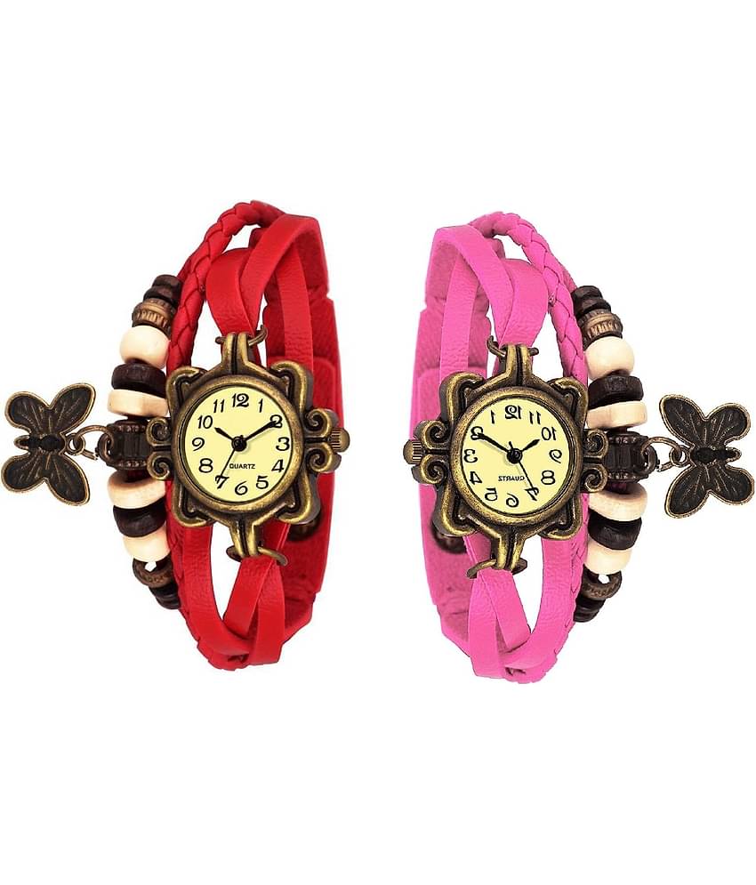 DECLASSE Leather Round Womens Watch