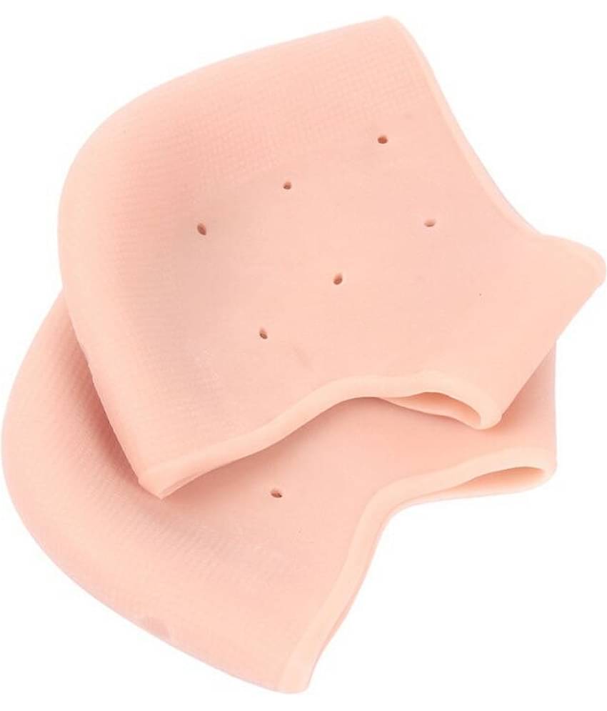 Silicone Heel Gel Pad Cushion Toe Sleeve Ankle Support Protection Ballet Shoe High Heels Hole Cracked Socks Gel Care Tool