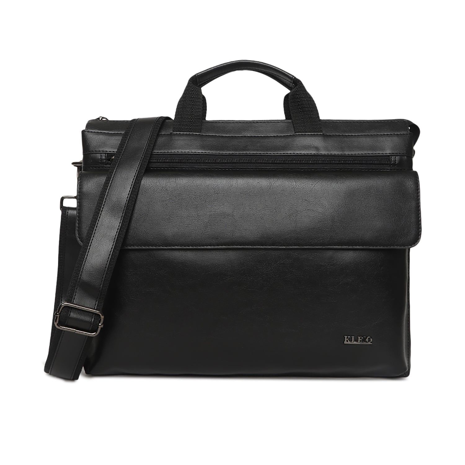 Lois Multi Compartment Laptop Bag-Black