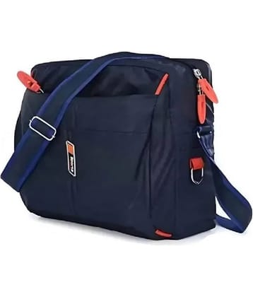 FLYSACK Navy Blue Solid Messenger Bag