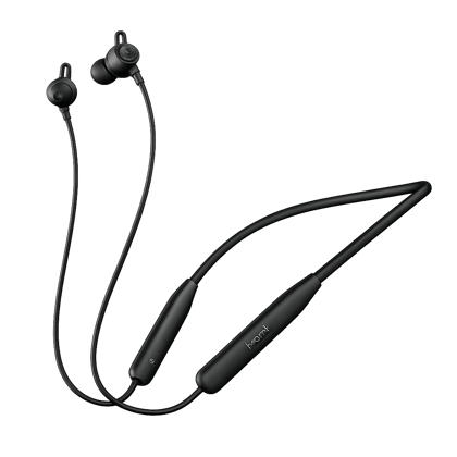 Boat Rockerz 200, 40H Battery, Signature Sound, ENx Tech, Dual Pairing, 60 ms Low Latency, IPX5, ASAP Charge, Magnetic Buds, Bluetooth Neckband, Wireless with Mic Earphones (Active Black)