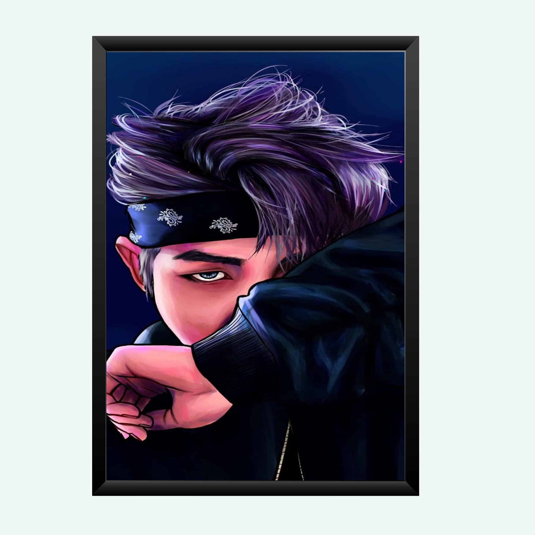 Nokkes Bts Army Bangtan Boy V suga J-Hope Jungkook Jin Jimin Rm 8X12 Inch Size Photo Frame Photo Home Office_bts1_90