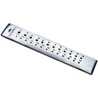 Scorpion Draw Plate Monopoly Brand, Square Holes 6 Inch - 25 Holes