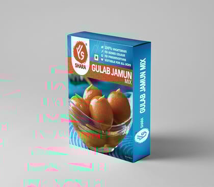 Shara Gulab Jamun Mix (200g) | 100% Vegetarian & No Added Preservatives | Instant Dessert Mix for Celebrations