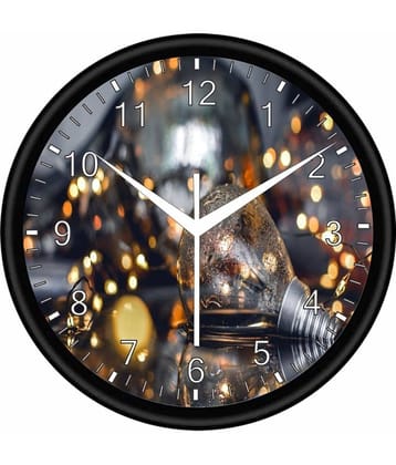 KP CRAFT Circular Analog Wall Clock
