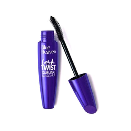 Blue Heaven Lash Twist Curling Mascara For Women - Vibrant Blue | Blue Waterproof Mascara, 12ml Blue Heaven Lash Twist Curling Mascara For Women - Vibrant Blue | Blue Waterproof Mascara, 12ml - Blue / 12 ml (Pack of 1)