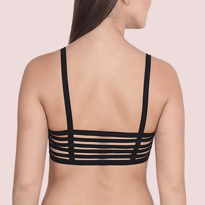 "Sexy" Pack Of 2 Sexy Back Stripe Bralette Bra