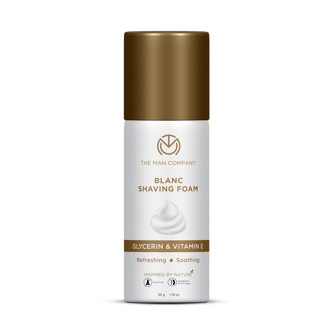 Blanc Shaving Foam | Glycerin & Vitamin E (50g) Blanc Shaving Foam | Glycerin & Vitamin E (50g) - 50g Shaving Foam at