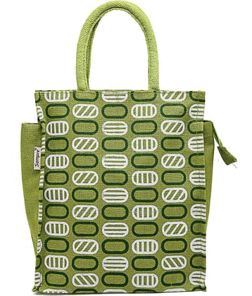 ENSAC Handheld Jute Set of 1 ( Green )