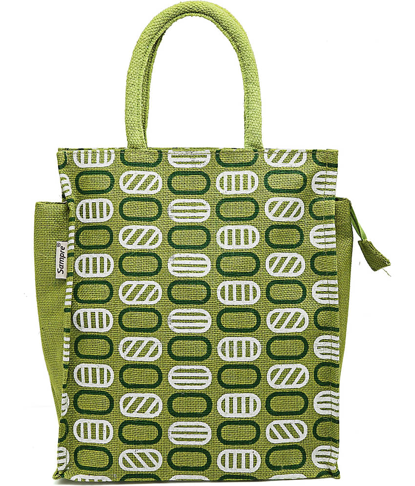 ENSAC Handheld Jute Set of 1 ( Green )