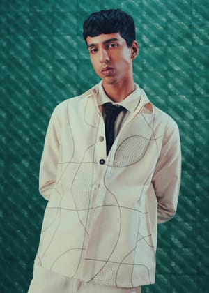 Cinnamon Drift Shacket-S