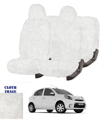 Nissan Micra White 5 Seater Car Seat Cover