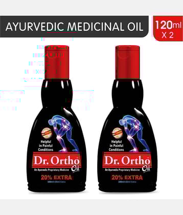 Dr. Ortho Pain Relief Oil, 120Ml (Pack Of 2)