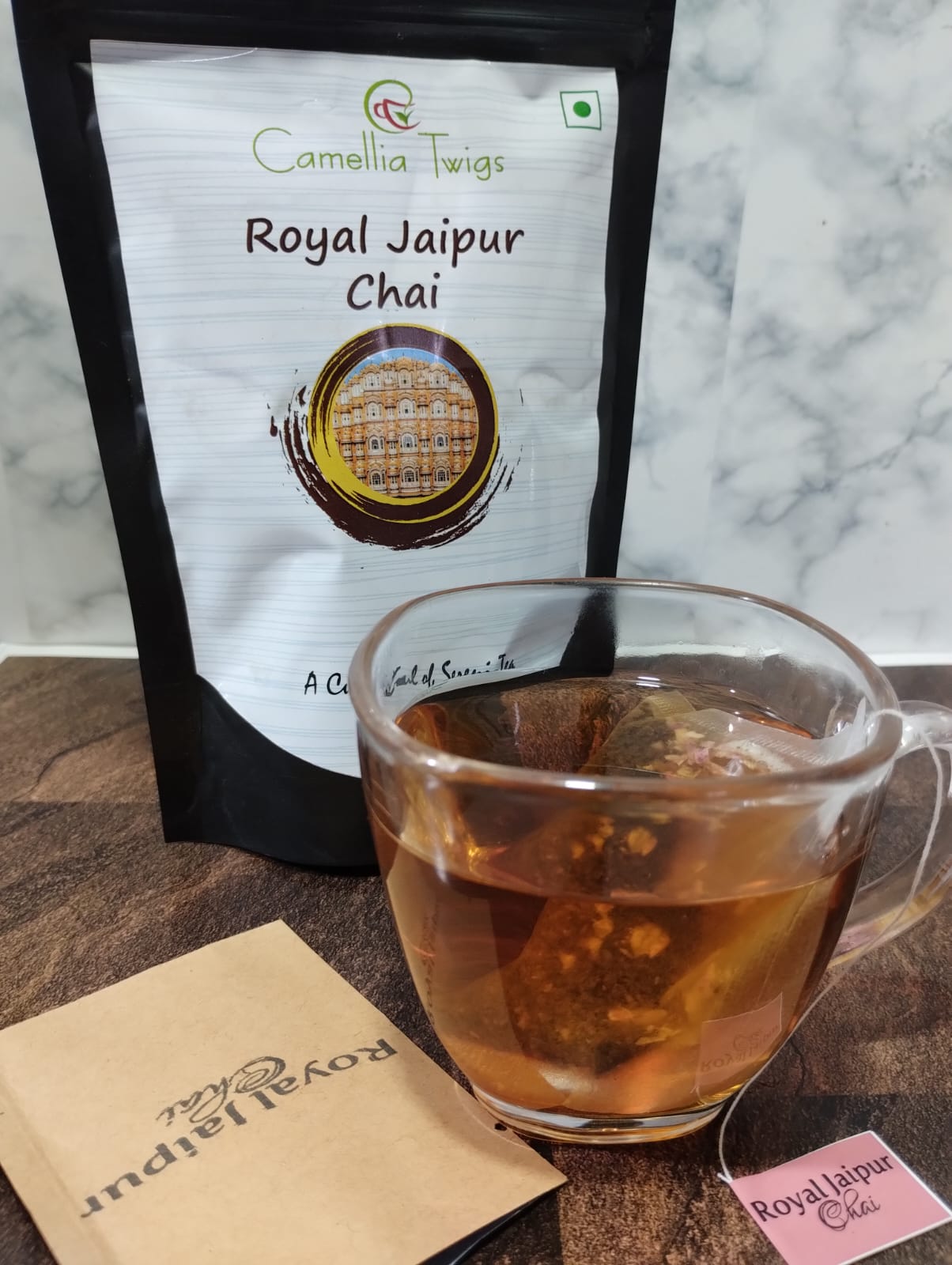Camellia Twigs Royal Jaipur Tea l Royal Tea from Pink City l 100gm Pack of 2