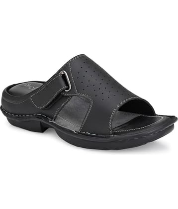 softio - Black Men's Slide Flip Flop