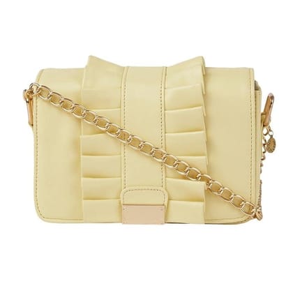 stylish trendy off white color Solid Sling Bags