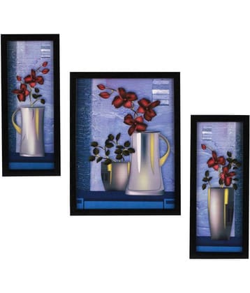 Indianara - Floral Painting With Frame