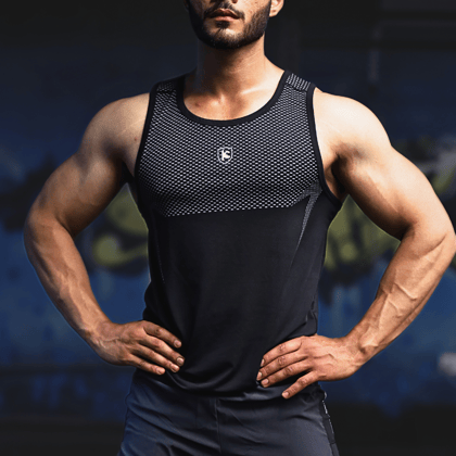 Gray Obsidian Compression Tanks-Medium / Gray