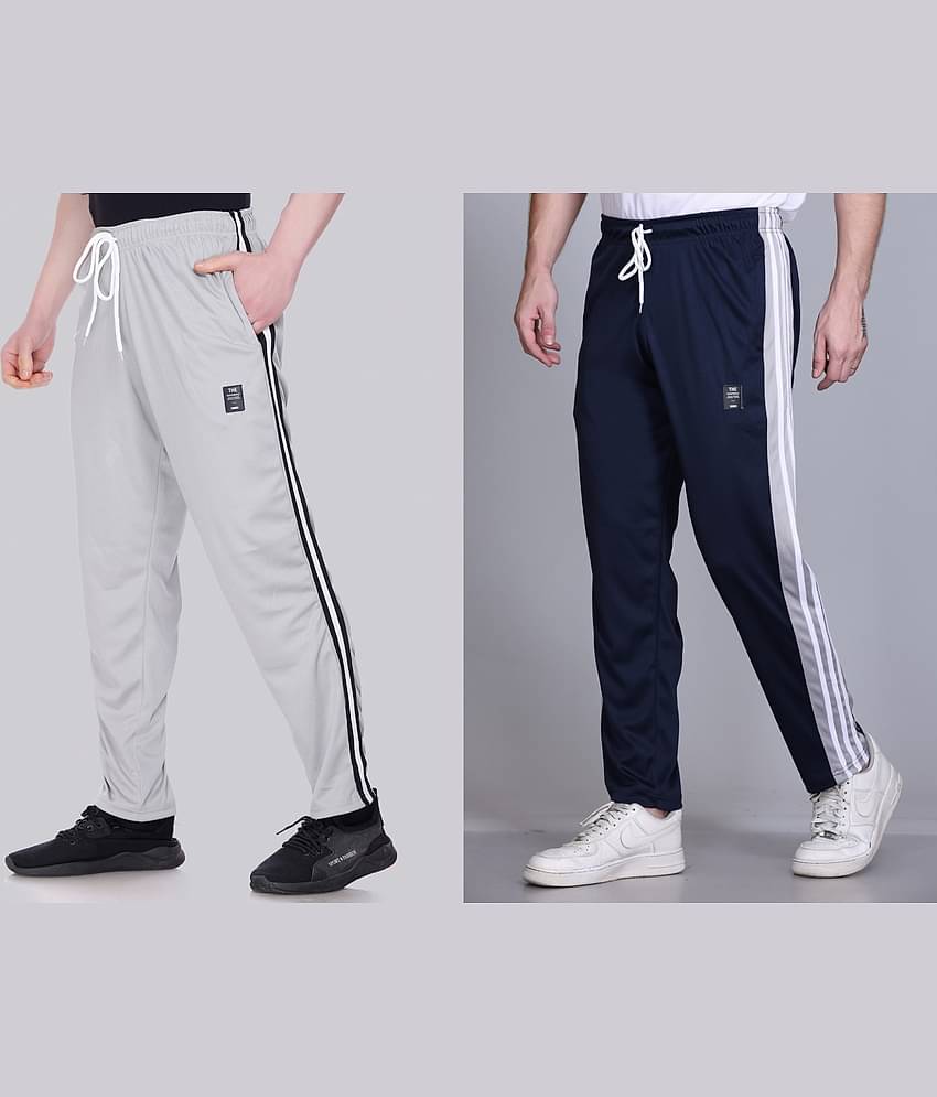 HVBK Multicolor Polyester Men's Trackpants ( Pack of 2 )