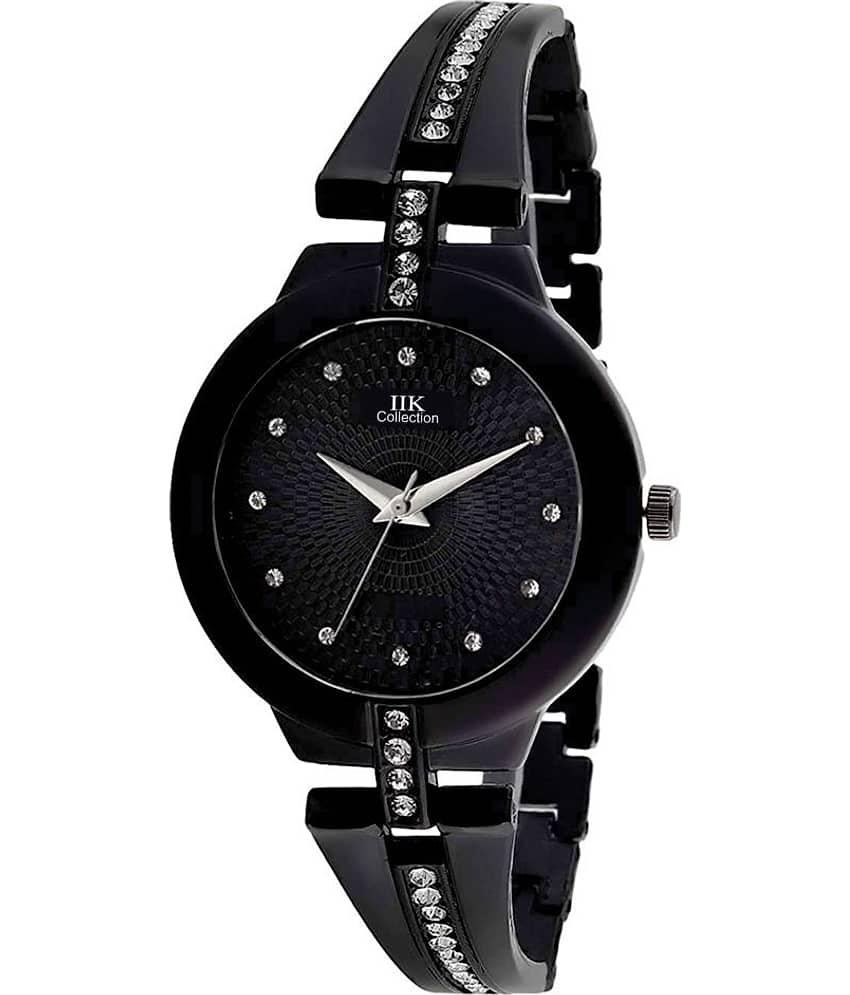 IIK COLLECTION Metal Round Womens Watch