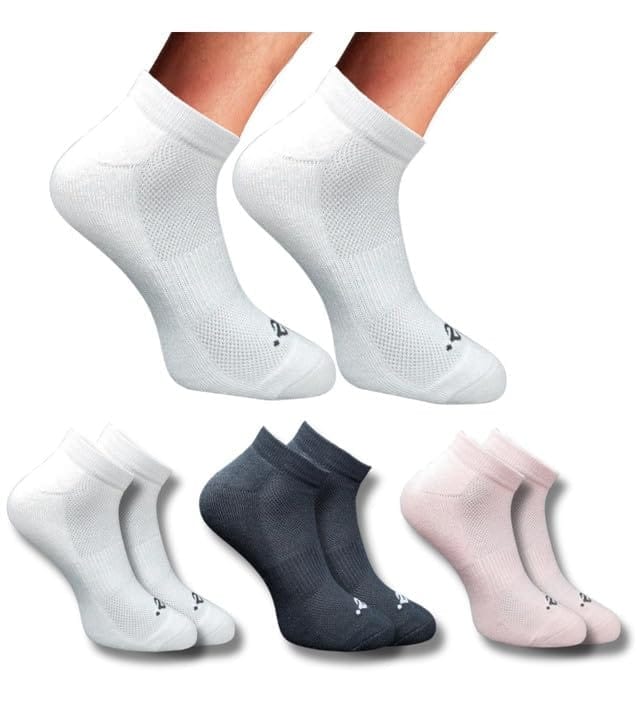 3_Pair Set Unisex Casual Cotton Printed Low Cut Socks (Multicolor)