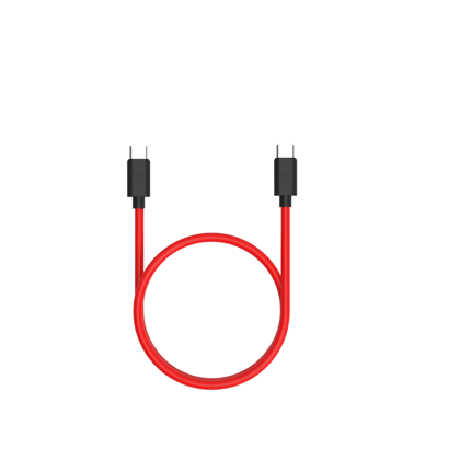 Twance TC20R  PVC - Type C to Type C fast Charging & data transfer Cable, 1 Meter, Red color