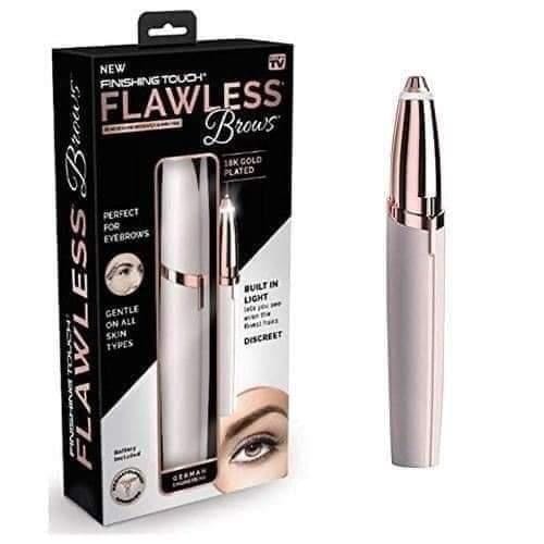 Finishing Touch Flawless Brows 18K Gold Plated Painless Hair Remover