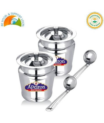 APEIRON APPLE GHEE POT Steel Food Container Set of 2 300 mL