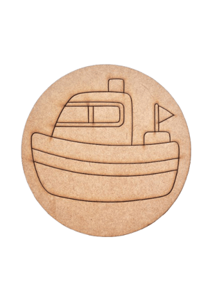 Dbeautify's Boat DIY MDF Pre-Marked Base