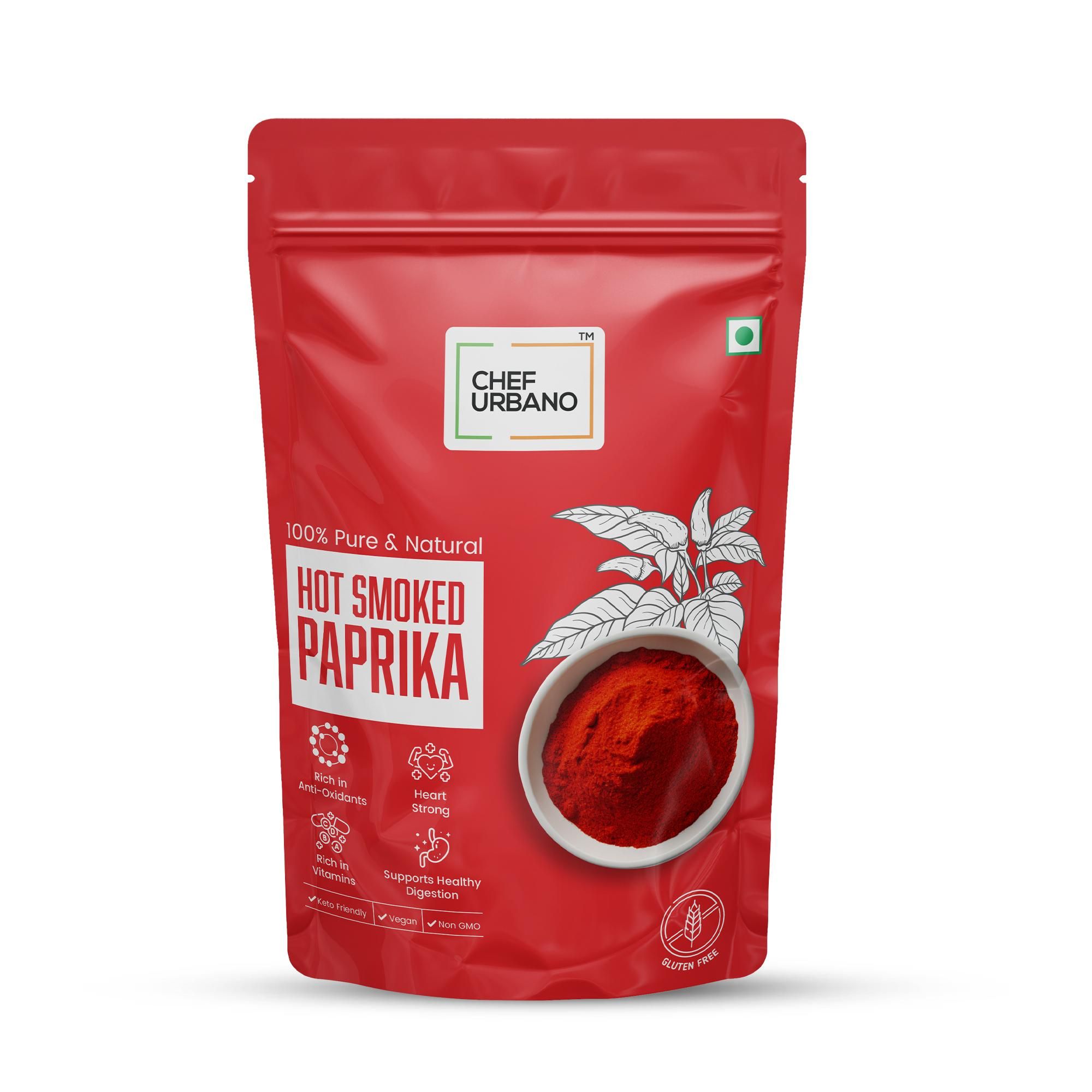 Chef Urbano Smoked Paprika Hot Pouch 250 Gms