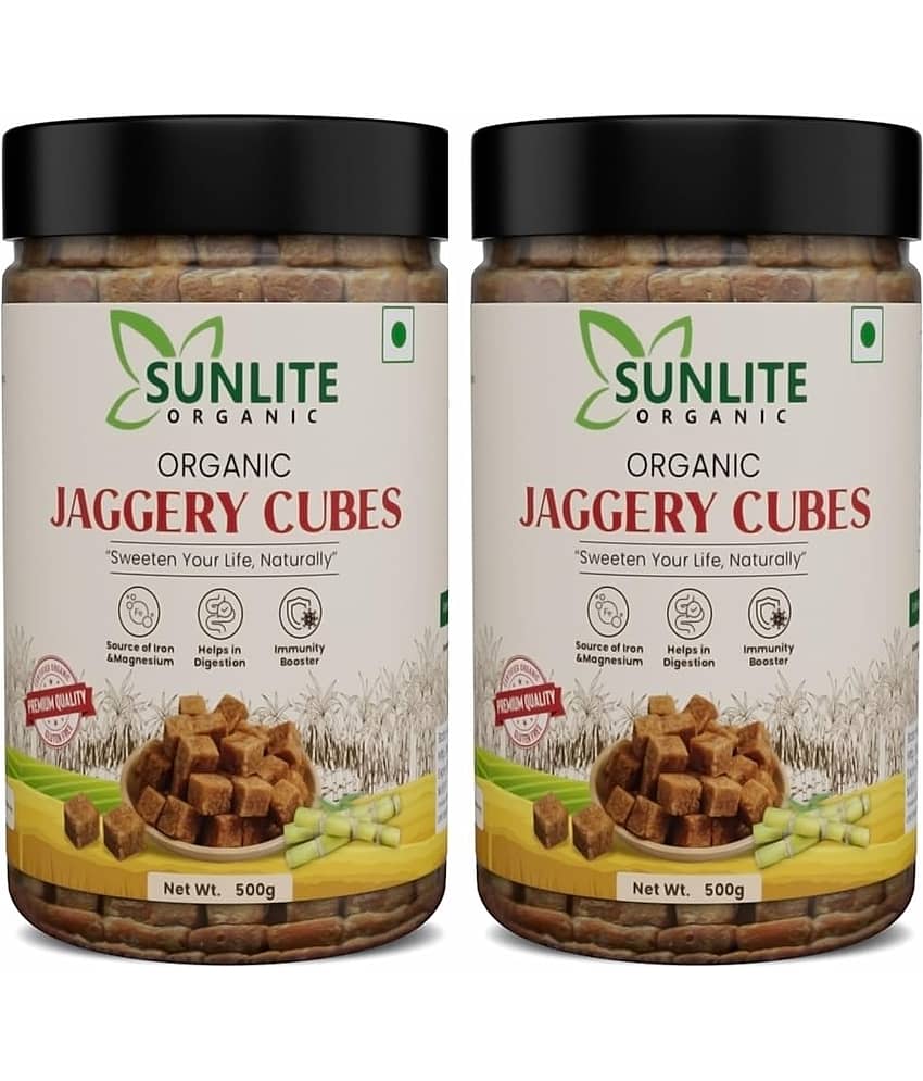 Sunlite Organic Jaggery 500 g Pack of 2
