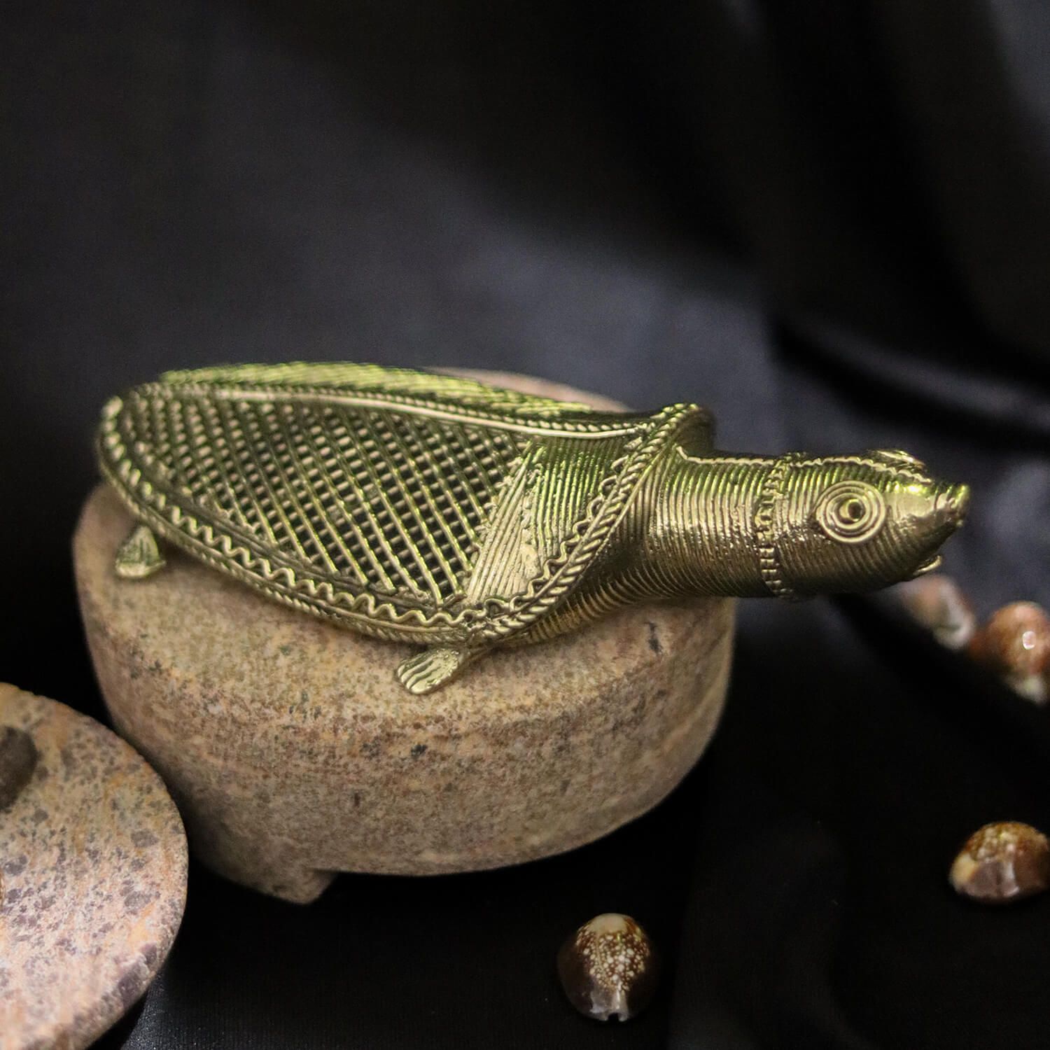 Dhokra Crafted Tortoise