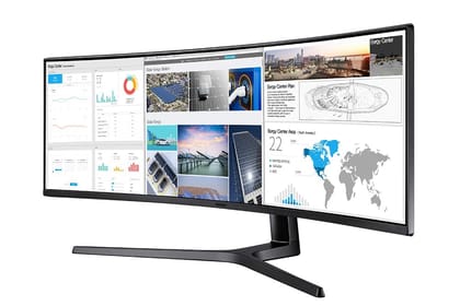 Samsung LC34H890WJWXXL 34 Curve WQHD PBP-PIP ,HDMI, USB Connectivity Computer Monitor  - 3years Warranty