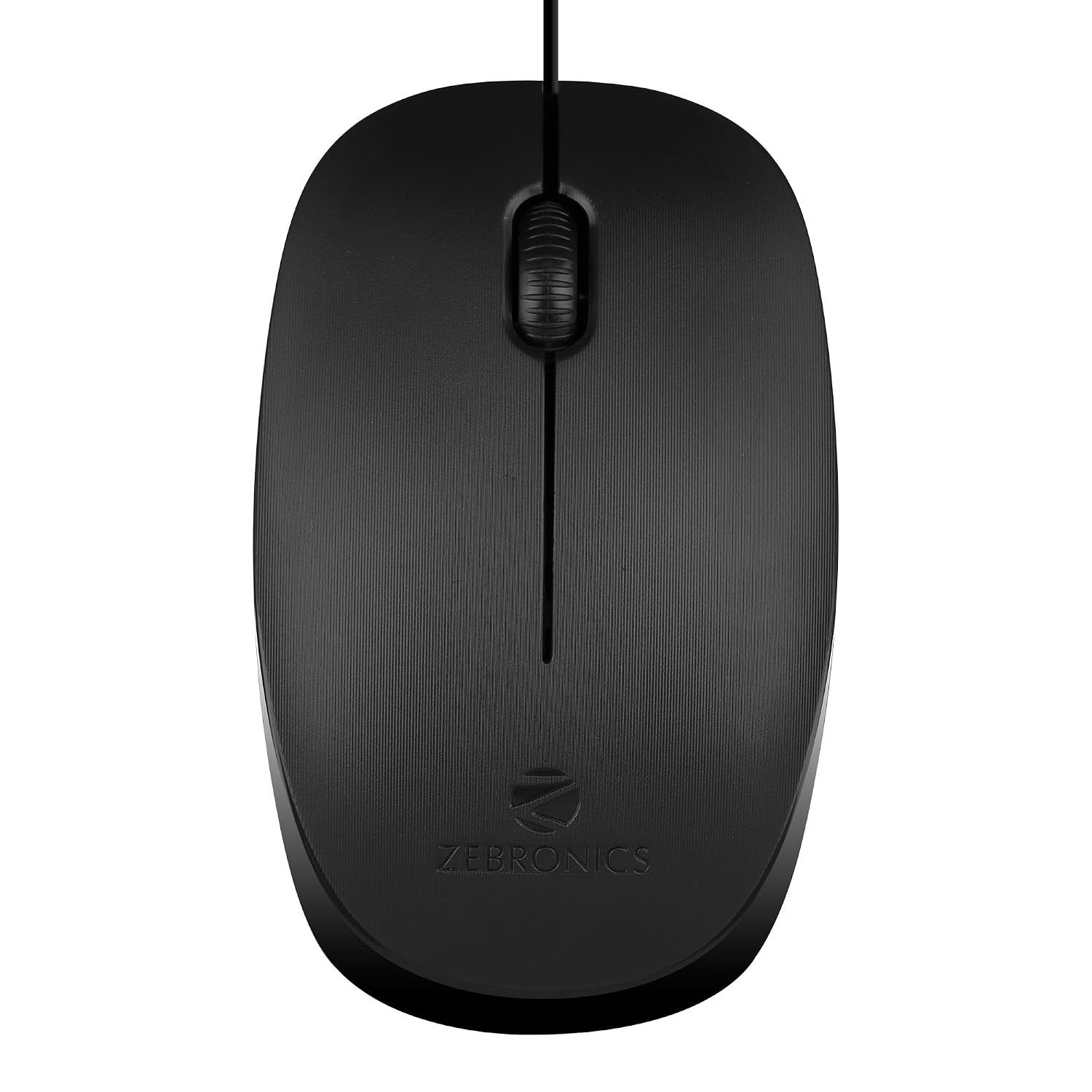 Zebronics Zeb-Power Wired Mouse - Black 