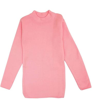 NEUVIN Single Baby Girls Woollen Pullover ( Pink )