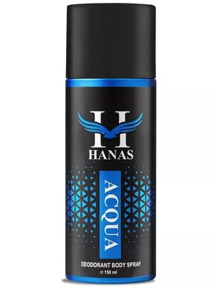 HANAS Acqua Deodorant Spray for Men 150 ml ( Pack of 1 )