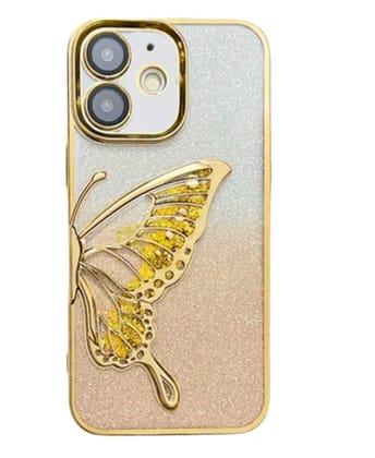 Butterfly - 3D Glitter Butterfly Quicksand iPhone Case iPhone 14 PRO