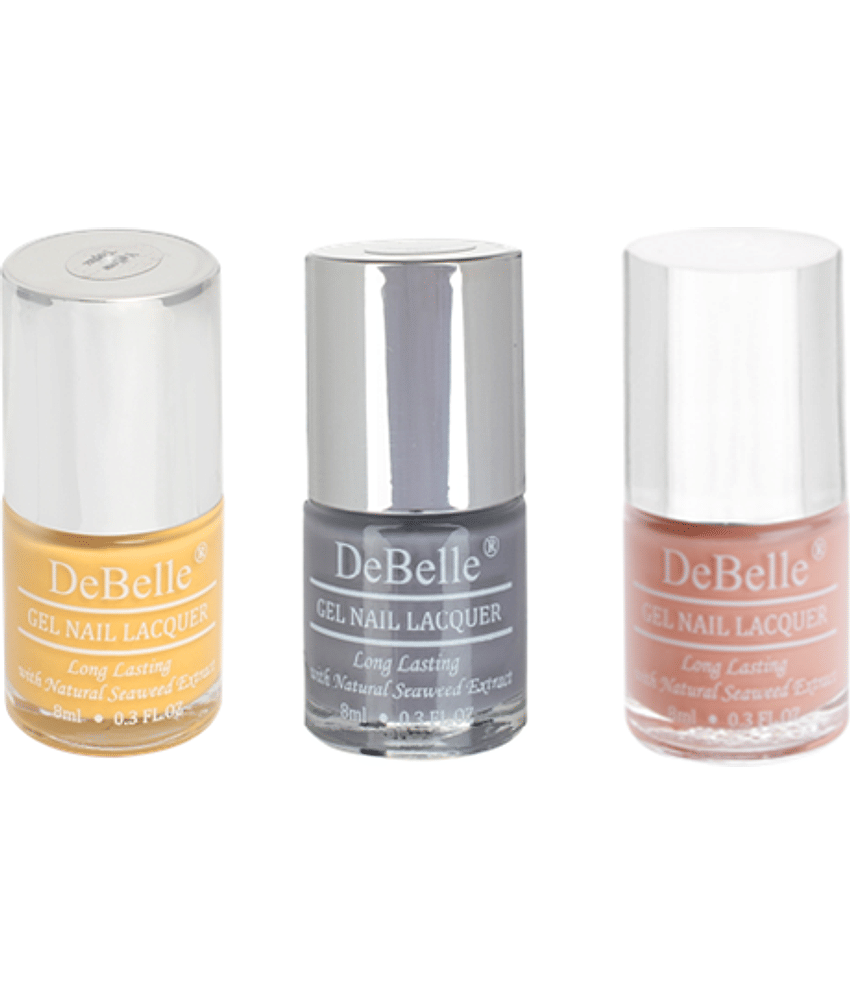 DeBelle Nail Polish Multi Glossy Pack of 3 24 mL