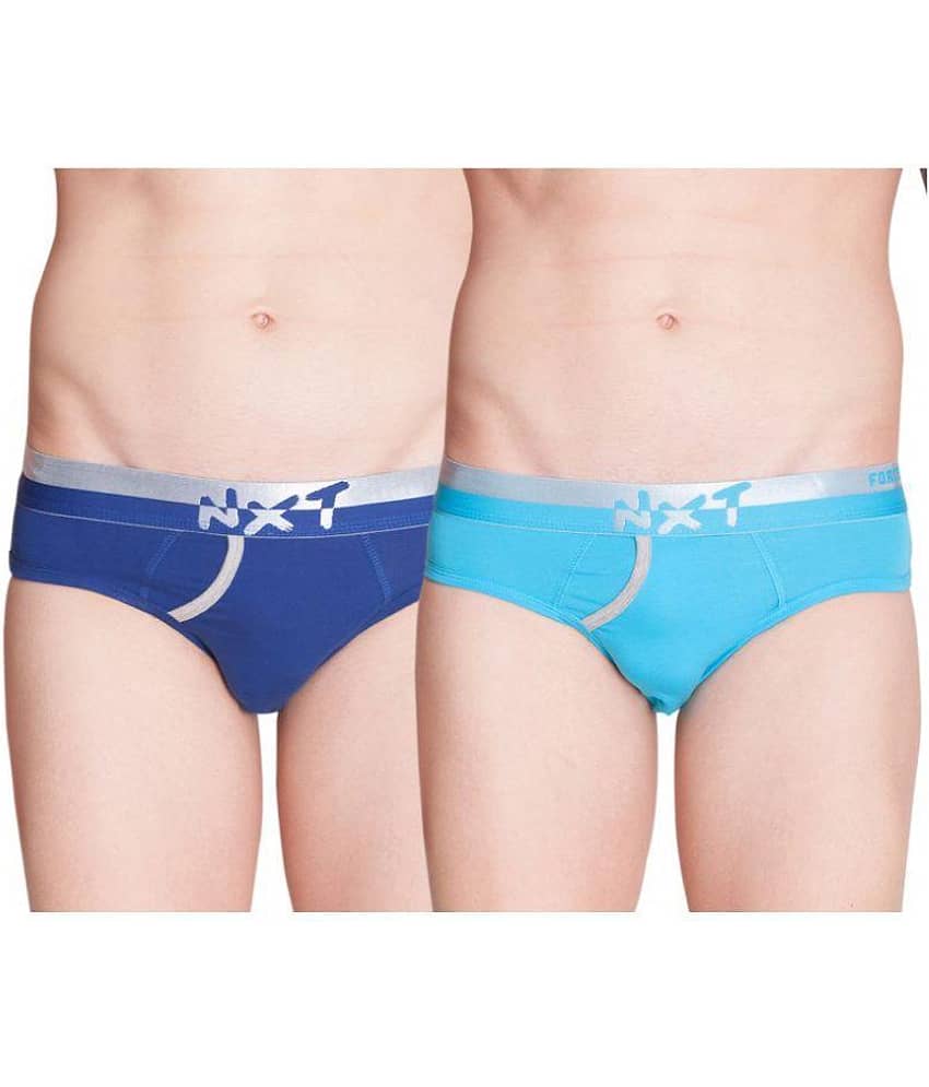 Force NXT Pack of 2 Cotton Blend Briefs For Men's ( Multi )