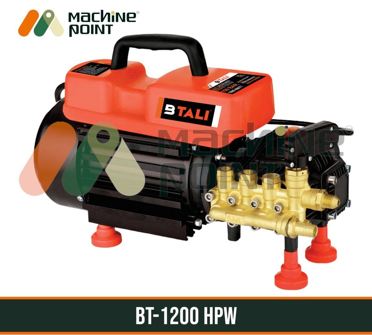 Btali BT 1200 HPW 1800W 12lpm Self Suction High Pressure Washer