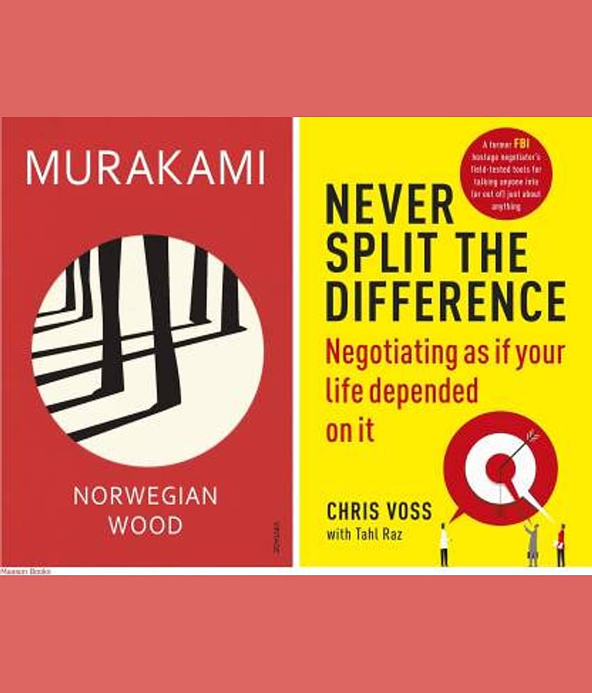 Norwegian Wood & Never Split The Difference (Paperback, Haruki Murakami, Chriss Voss)