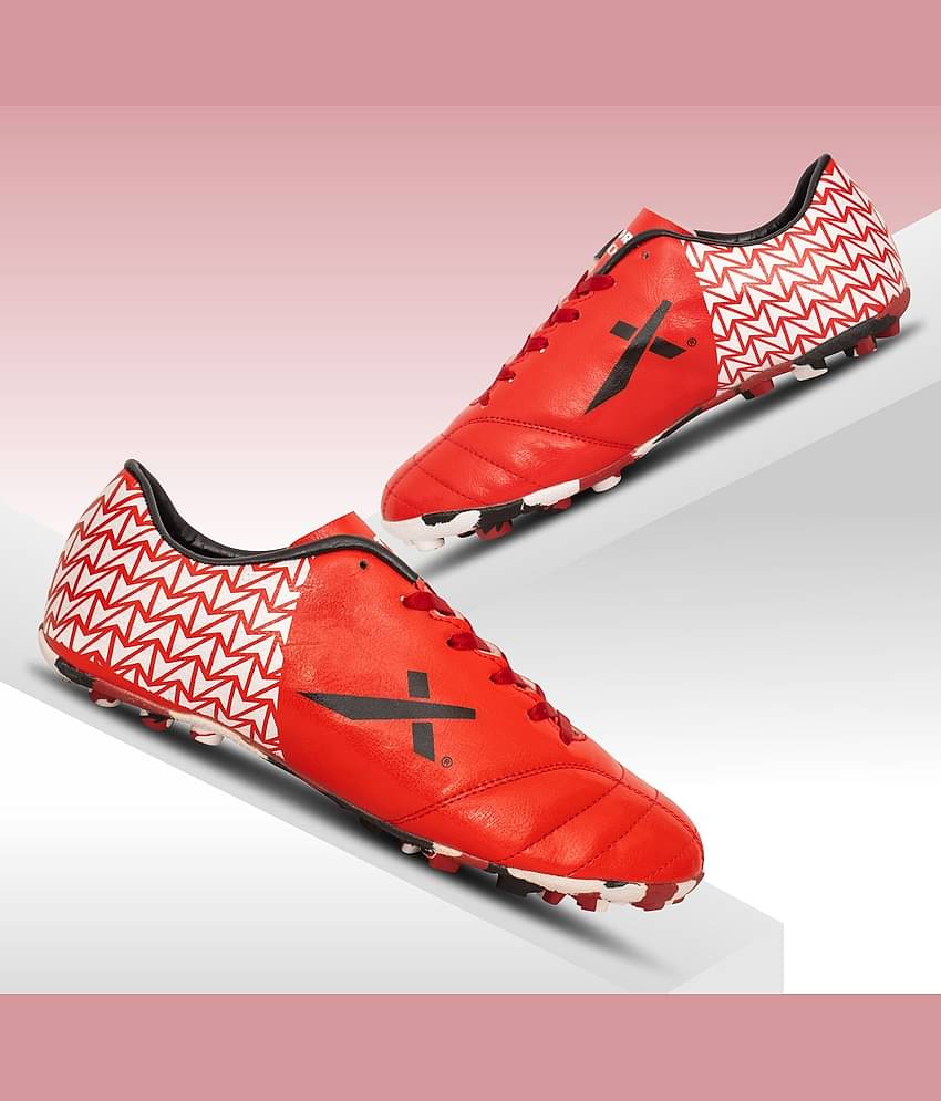 Vector X ATTACKER Red Football Shoes