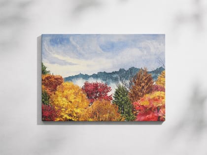 FURNISHUB The Springs in Sikkim_2005 | Landscape Photography Print | Wall Art Capturing Natural Beauty of Sikkim