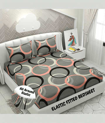 Apala Microfiber Double Bedsheet ( White )
