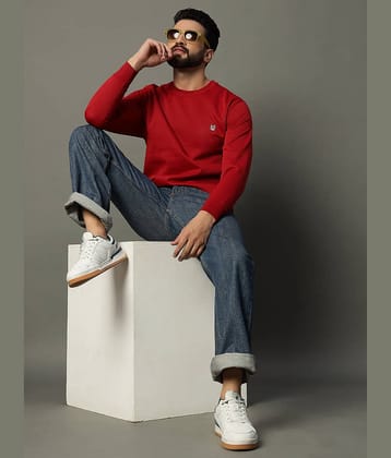 stelvin Cotton Blend Round Neck Men's Sweatshirt - Teal Blue ( Pack of 1 )
