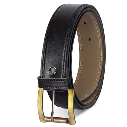 Black Formal/casual PU Leather Belt For Men BT17-BKL05