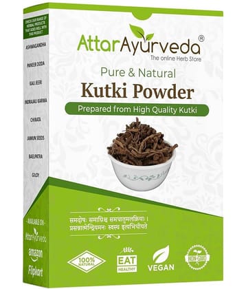 Attar Ayurveda Kutki Herb Powder 100 Gm - For Liver Support, Detox, Blood Sugar Management