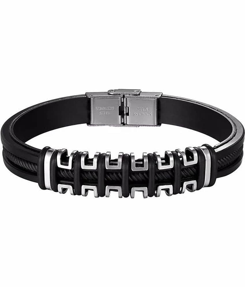Thrillz Black Bracelet ( Pack of 1 )