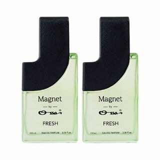 Ossa Magnet Fresh Unisex Eau De Parfum Long Lasting Fragrance Premium Perfume For Men Women (Pack of 2)