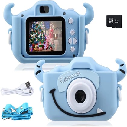 CADDLE & Toes Kids Camera for Boys Girls, 20MP 1080P Digital Video Camera for Kids, Christmas Birthday Gift for Boys Age 4-12, Toy Camera for 4 5 6 7 8 9 10 Year Old (Baby Cow Blue) CADDLE & Toes Kids Camera for Boys Girls, 20MP 1080P Digital Video Camer